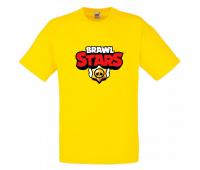 Футболка детская Бравл Старс (Brawl Stars) желтая 104 см Футболка детская Бравл Старс (Brawl Stars) желтая 104 см
