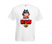 Футболка детская Бравл Старс Беа (Brawl Stars Bea) белая 104 см Футболка детская Бравл Старс Беа (Brawl Stars Bea) белая 104 см