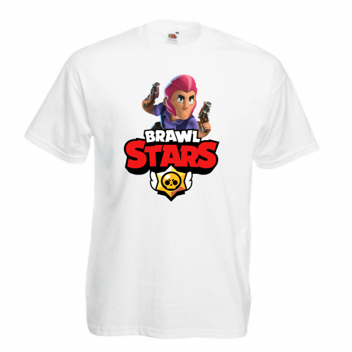 Футболка детская Бравл Старс Кольт (Brawl Stars Colt) белая 104 см Футболка детская Бравл Старс Кольт (Brawl Stars Colt) белая 104 см