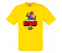 Футболка детская Бравл Старс Кольт (Brawl Stars Colt) желтая 104 см Футболка детская Бравл Старс Кольт (Brawl Stars Colt) желтая 104 см