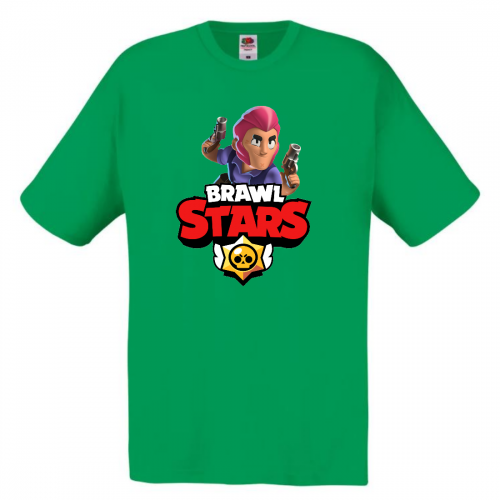 Футболка детская Бравл Старс Кольт (Brawl Stars Colt) зеленая 104 см Футболка детская Бравл Старс Кольт (Brawl Stars Colt) зеленая 104 см