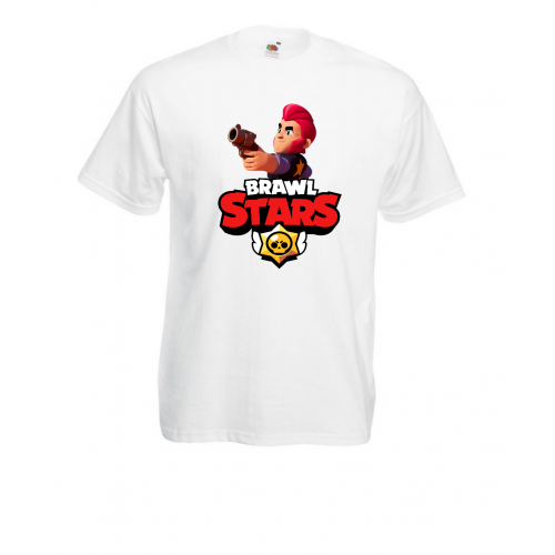 Футболка детская Бравл Старс Кольт 2 (Brawl Stars Colt) белая 104 см Футболка детская Бравл Старс Кольт 2 (Brawl Stars Colt) белая 104 см