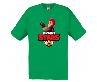 Футболка детская Бравл Старс Кольт 2 (Brawl Stars Colt) зеленая 104 см Футболка детская Бравл Старс Кольт 2 (Brawl Stars Colt) зеленая 104 см