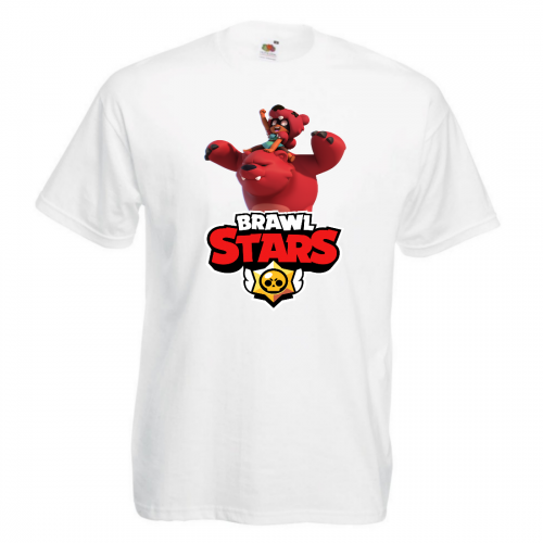 Футболка детская Бравл Старс Нита (Brawl Stars Nita) белая 104 см Футболка детская Бравл Старс Нита (Brawl Stars Nita) белая 104 см