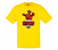 Футболка детская Бравл Старс Нита (Brawl Stars Nita) желтая 104 см Футболка детская Бравл Старс Нита (Brawl Stars Nita) желтая 104 см