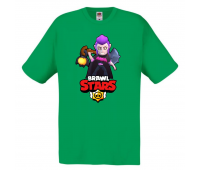 Футболка детская Бравл Старс Мортис (Brawl Stars Mortis) зеленая 104 см Футболка детская Бравл Старс Мортис (Brawl Stars Mortis) зеленая 104 см