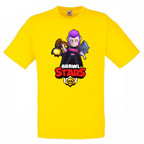Футболка детская Бравл Старс Мортис (Brawl Stars Mortis) желтая 104 см Футболка детская Бравл Старс Мортис (Brawl Stars Mortis) желтая 104 см