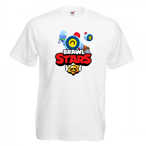Футболка детская Бравл Старс Нани (Brawl Stars Nani) белая 104 см Футболка детская Бравл Старс Нани (Brawl Stars Nani) белая 104 см