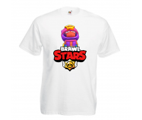 Футболка детская Бравл Старс Сэнди 3 (Brawl Stars Sandy) белая 104 см Футболка детская Бравл Старс Сэнди 3 (Brawl Stars Sandy) белая 104 см