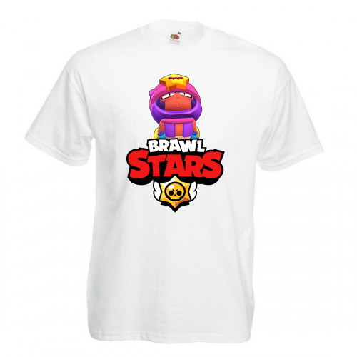 Футболка детская Бравл Старс Сэнди 3 (Brawl Stars Sandy) белая 104 см Футболка детская Бравл Старс Сэнди 3 (Brawl Stars Sandy) белая 104 см