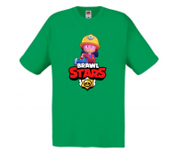 Футболка детская Бравл Старс Джеки (Brawl Stars Jacky) зеленый 104 см Футболка детская Бравл Старс Джеки (Brawl Stars Jacky) зеленый 104 см