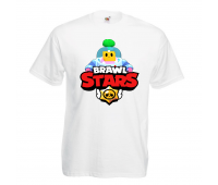 Футболка детская Бравл Старс Спраут (Brawl Stars Sprout) белая 104 см Футболка детская Бравл Старс Спраут (Brawl Stars Sprout) белая 104 см