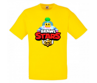 Футболка детская Бравл Старс Спраут (Brawl Stars Sprout) желтая 104 см Футболка детская Бравл Старс Спраут (Brawl Stars Sprout) желтая 104 см