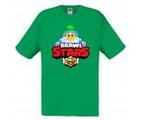 Футболка детская Бравл Старс Спраут (Brawl Stars Sprout) зеленая 104 см Футболка детская Бравл Старс Спраут (Brawl Stars Sprout) зеленая 104 см