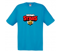 Футболка детская Бравл Старс (Brawl Stars) голубая 104 см Футболка детская Бравл Старс (Brawl Stars) голубая 104 см