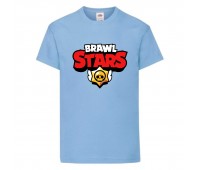 Футболка детская Бравл Старс (Brawl Stars) светло-голубой 104 см Футболка детская Бравл Старс (Brawl Stars) светло-голубой 104 см