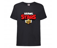 Футболка детская Бравл Старс (Brawl Stars) черная 104 см Футболка детская Бравл Старс (Brawl Stars) черная 104 см
