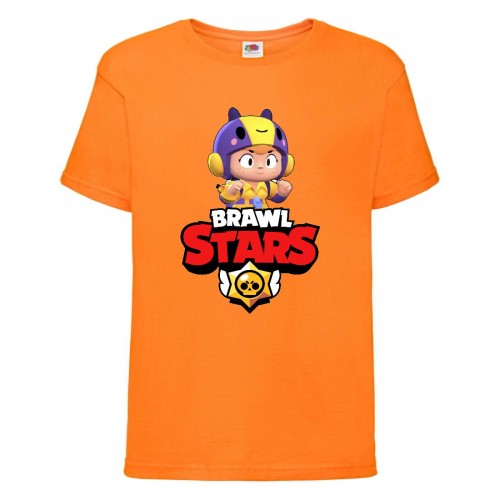 Футболка детская Бравл Старс Беа 2 (Brawl Stars Bea) оранжевая 104 см Футболка детская Бравл Старс Беа 2 (Brawl Stars Bea) оранжевая 104 см