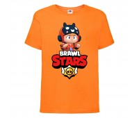 Футболка детская Бравл Старс Беа (Brawl Stars Bea) оранжевая 104 см Футболка детская Бравл Старс Беа (Brawl Stars Bea) оранжевая 104 см