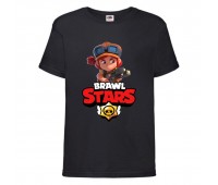 Футболка детская Бравл Старс Джесси 2 (Brawl Stars Jessie) черная 152 см Футболка детская Бравл Старс Джесси 2 (Brawl Stars Jessie) черная 152 см