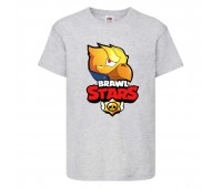 Футболка детская Бравл Старс Золотой Ворон (Brawl Stars Gold Voron) серая 152 см Футболка детская Бравл Старс Золотой Ворон (Brawl Stars Gold Voron) серая 152 см