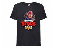 Футболка детская Бравл Старс Кольт (Brawl Stars Colt) черная 104 см Футболка детская Бравл Старс Кольт (Brawl Stars Colt) черная 104 см