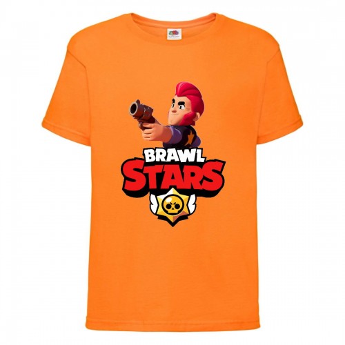 Футболка детская Бравл Старс Кольт 2 (Brawl Stars Colt) оранжевая 104 см Футболка детская Бравл Старс Кольт 2 (Brawl Stars Colt) оранжевая 104 см