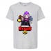 Футболка детская Бравл Старс Мортис (Brawl Stars Mortis) серая 104 см Футболка детская Бравл Старс Мортис (Brawl Stars Mortis) серая 104 см