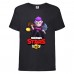 Футболка детская Бравл Старс Мортис (Brawl Stars Mortis) черная 104 см Футболка детская Бравл Старс Мортис (Brawl Stars Mortis) черная 104 см