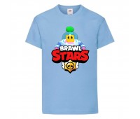 Футболка детская Бравл Старс Спраут (Brawl Stars Sprout) светло голубая 104 см Футболка детская Бравл Старс Спраут (Brawl Stars Sprout) светло голубая 104 см