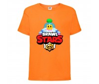 Футболка детская Бравл Старс Спраут (Brawl Stars Sprout) оранжевая 104 см Футболка детская Бравл Старс Спраут (Brawl Stars Sprout) оранжевая 104 см