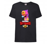 Футболка детская Бравл Старс Сэнди (Brawl Stars Sandy) черная 104 см Футболка детская Бравл Старс Сэнди (Brawl Stars Sandy) черная 104 см