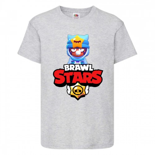 Футболка детская Бравл Старс Сэнди 2 (Brawl Stars Sandy) серая 104 см Футболка детская Бравл Старс Сэнди 2 (Brawl Stars Sandy) серая 104 см