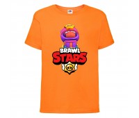 Футболка детская Бравл Старс Сэнди 3 (Brawl Stars Sandy) оранжевая 104 см Футболка детская Бравл Старс Сэнди 3 (Brawl Stars Sandy) оранжевая 104 см