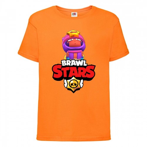 Футболка детская Бравл Старс Сэнди 3 (Brawl Stars Sandy) оранжевая 104 см Футболка детская Бравл Старс Сэнди 3 (Brawl Stars Sandy) оранжевая 104 см
