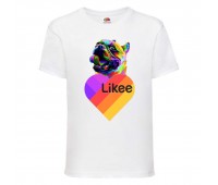 Футболка Лайк Likee белая 3 (Lwh-d2) 116 см