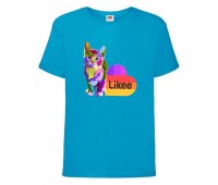 Футболка Лайк Likee голубая 2 (LB-cat1) 152 см Футболка Лайк Likee голубая 2 (LB-cat1) 152 см