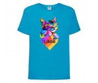Футболка Лайк Likee голубая 3 (Lb-cat2) 164 см Футболка Лайк Likee голубая 3 (Lb-cat2) 164 см