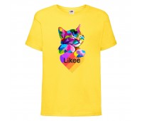 Футболка Лайк Likee желтая (Ly-cat2) 152 см