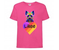 Футболка Лайк Likee розовая 3 (Lpink-d1) 140 см