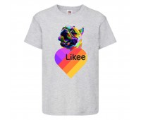 Футболка Лайк Likee серая 2 (Lgrey-d2) 116 см