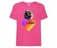 Футболка Лайк Likee розовая 4 (Lpink-d2) 152 см