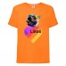 Футболка Лайк Likee оранжевая 3 (Lor-d2) 164 см