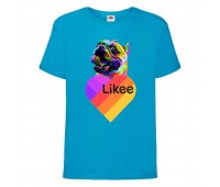 Футболка Лайк Likee голубая 1 (Lblue-d2) 164 см Футболка Лайк Likee голубая 1 (Lblue-d2) 164 см