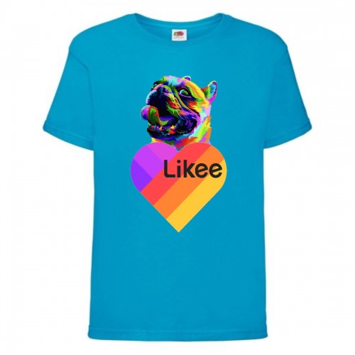 Футболка Лайк Likee голубая 1 (Lblue-d2) 164 см Футболка Лайк Likee голубая 1 (Lblue-d2) 164 см
