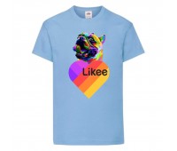Футболка Лайк Likee светло голубая 4 (LLB-d2) 152 см