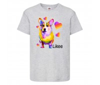 Футболка Лайк Likee серая 3 (Lgrey-d3) 116 см