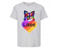Футболка Лайк Likee серая 5 (Lgrey-d5) 116 см