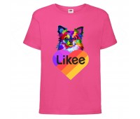 Футболка Лайк Likee розовая 6 (Lpink-d5) 152 см