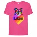 Футболка Лайк Likee розовая 6 (Lpink-d5) 140 см